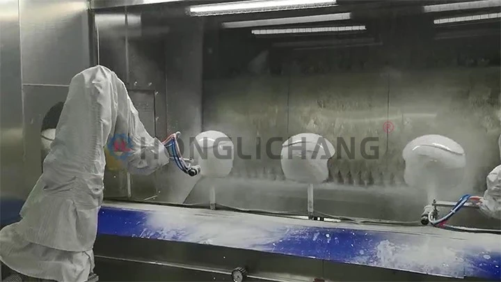 Helmet Paint Line Helmet Paint Line